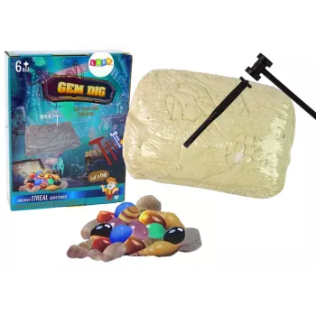 LEAN TOYS Archaeological Gem Mine Crystal Set