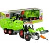 LEAN TOYS Kokkupandav traktor avatud haagisega 43 cm