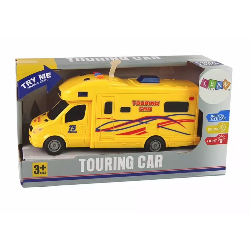 LEAN TOYS Auto Camper Excursion Fricative Drive Sound Lights