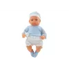 LEAN TOYS Beebinukk 46 cm Sinine Lutt Müts Sokid