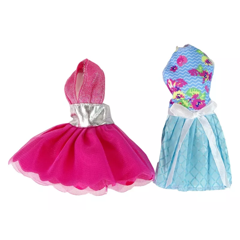 LEAN TOYS Baby Doll Emily Accessories Removable Dresses