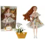 LEAN TOYS Beebinukk Emily Autumn Punaste Juuste ja Lilledega