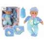 LEAN TOYS Beebinuku Helilutistiga Põll Sinised Kassipidžaamad