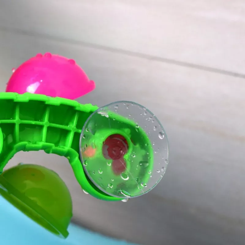 LEAN TOYS Vannikomplekt Vesiveski Imikuppidega Kaks Lusikat Veemänguasi