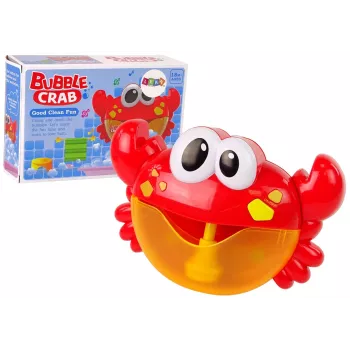 LEAN TOYS Vannimänguasi Seebimullide Generaator Punane Krabi