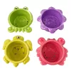 LEAN TOYS vannimänguasjade komplekt: Laev, mereelukad, juga, iminapad