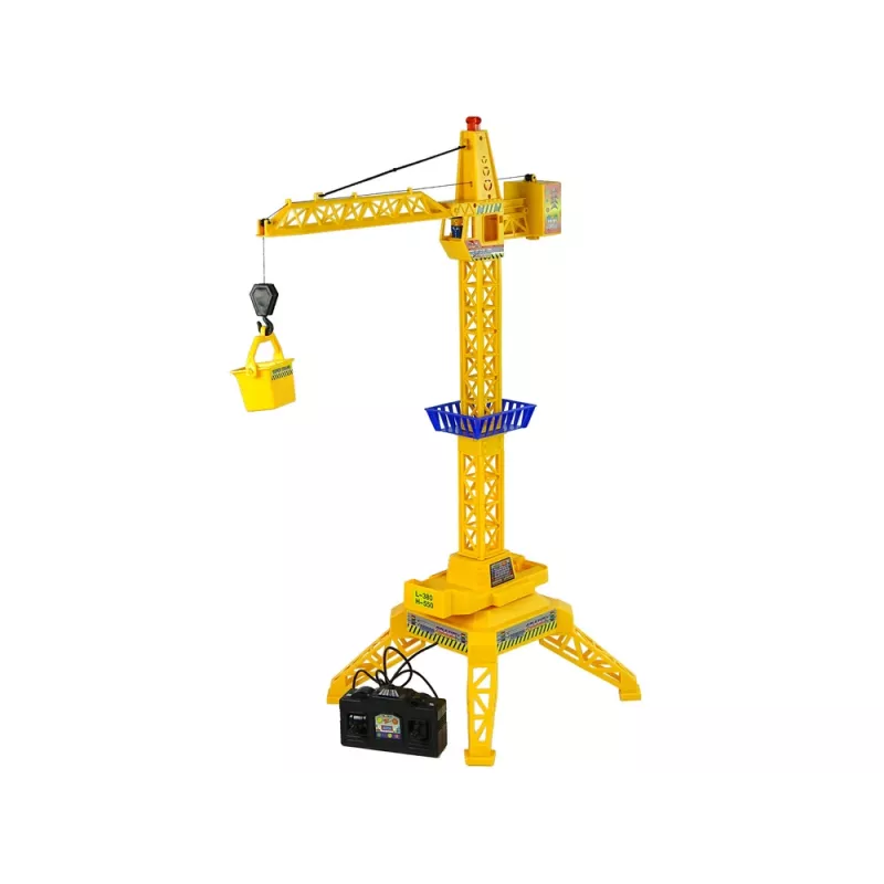 LEAN TOYS Patareitoitel Kaugjuhitav Kraana Liikuva Noolega