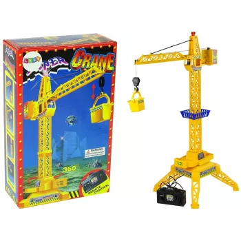 LEAN TOYS Patareitoitel Kaugjuhitav Kraana Liikuva Noolega