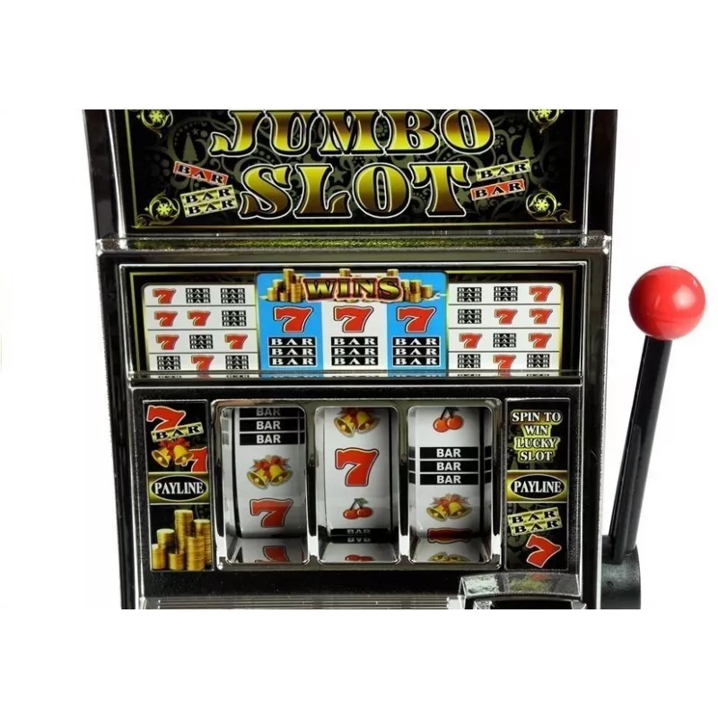 LEAN TOYS Suur mänguautomaat kasiino helidega hoiupõrsas