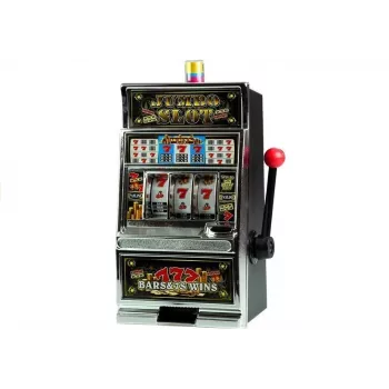 LEAN TOYS Suur mänguautomaat kasiino helidega hoiupõrsas