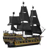LEAN TOYS Black Pearl Piraadilaeva Ehitusklotside Komplekt (5266 tükki)