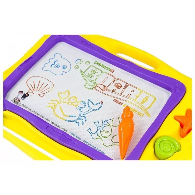 LEAN TOYS Tahvel koos templite ja värvilise taustaga