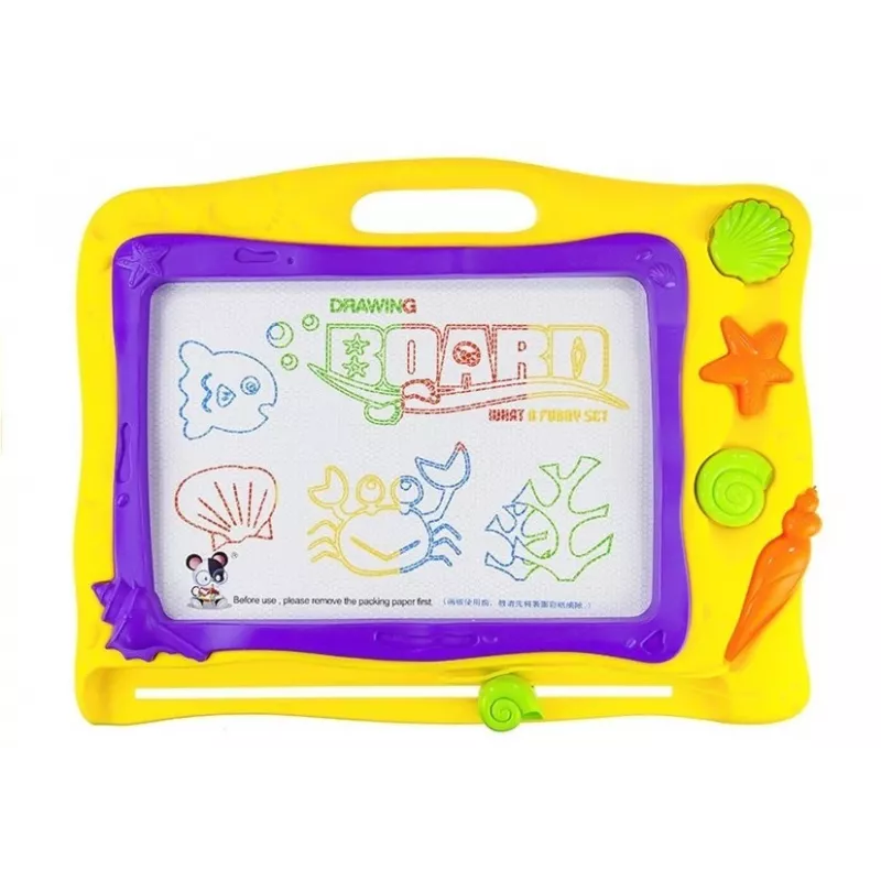 LEAN TOYS Tahvel koos templite ja värvilise taustaga