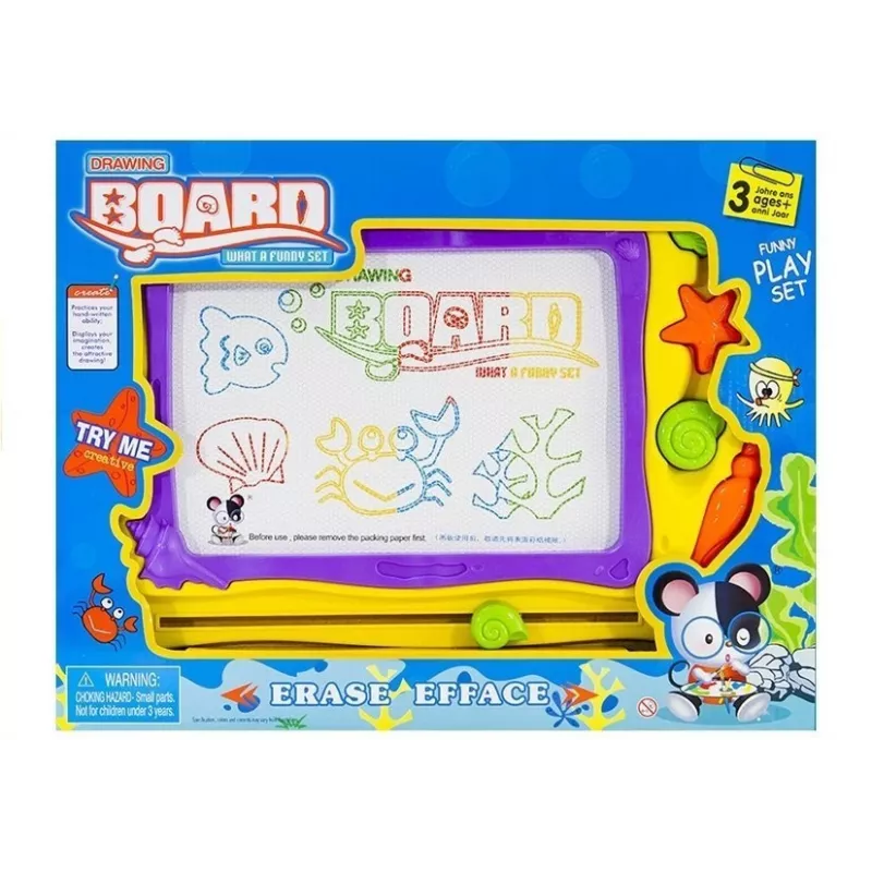 LEAN TOYS Tahvel koos templite ja värvilise taustaga