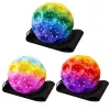 LEAN TOYS Hüppepall elastse nööriga, sensoorne, mõlkidega, värviline, 6 cm