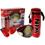 LEAN TOYS Poksikomplekt, kott, kindad, vöö