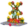 LEAN TOYS Ehitusklotsid karbis DIY komplekt kruvikeerajaga