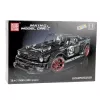 LEAN TOYS Ehitusklotsid Sportauto Mustang Hoonicorn V2 Komplekt - 3201 tükki, Mõõtkavas 1:8, ABS-plast
