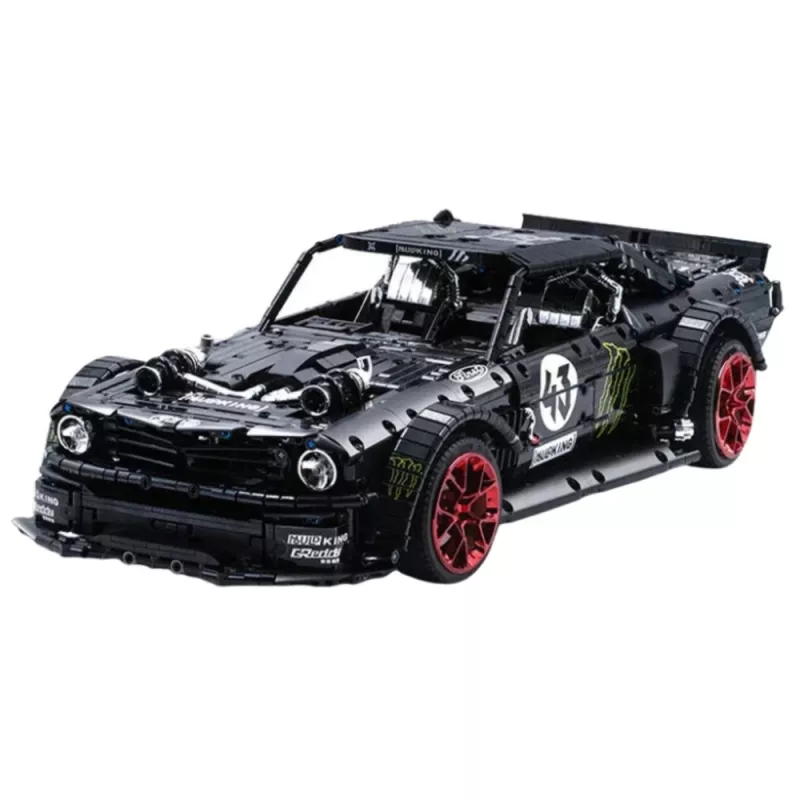 LEAN TOYS Ehitusklotsid Sportauto Mustang Hoonicorn V2 Komplekt - 3201 tükki, Mõõtkavas 1:8, ABS-plast