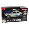 LEAN TOYS Car Police 1:14 Lights Sounds Silver