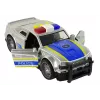 LEAN TOYS Car Police 1:14 Lights Sounds Silver