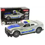 LEAN TOYS Car Police 1:14 Lights Sounds Silver