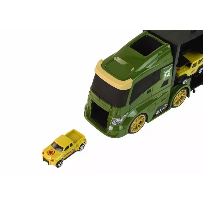 LEAN TOYS Car Tow Truck Springs Suitcase For Green Cars