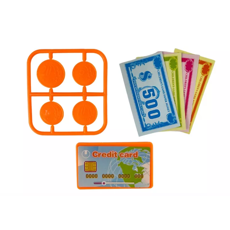 LEAN TOYS Kassasüsteem Küpsisepakendi Kaaluga, Patarei ja Skanneriga