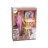 LEAN TOYS Laste nukuarsti pikad juuksed aksessuaarid