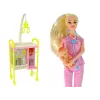 LEAN TOYS Laste nukuarsti pikad juuksed aksessuaarid