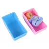 LEAN TOYS Laste nukuarsti pikad juuksed aksessuaarid