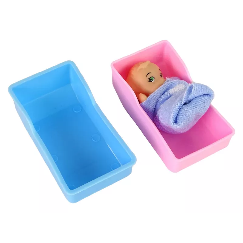 LEAN TOYS Laste nukuarsti pikad juuksed aksessuaarid