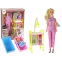 LEAN TOYS Laste nukuarsti pikad juuksed aksessuaarid