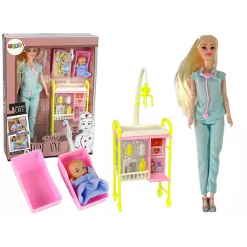 LEAN TOYS Laste nukuarsti pikad juukseaksessuaarid