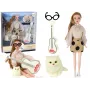 LEAN TOYS Laste nukk Emily kitarriga, prillidega, pikkade blondide juuste ja kassipojaga