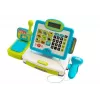 LEAN TOYS laste elektrooniline kassaregister koos korviga - sinine, töötav kalkulaator, heli ja valgus, 25 tarvikut, vanus 3+