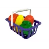 LEAN TOYS Laste fiskaalkassa kalkulaator köögiviljakorv