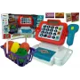 LEAN TOYS Laste fiskaalkassa kalkulaator köögiviljakorv