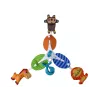 LEAN TOYS Laste mobiil Loomaklips Kaasaskantav