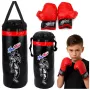 LEAN TOYS Laste poksikott treeningkomplekt MUAY THAI kindad 55x17cm M