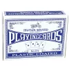 LEAN TOYS Classic mängukaardid plastikkattega sinine - pokkerisuurus, 54 kaarti, veekindlad