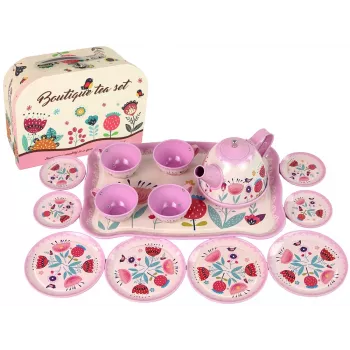 LEAN TOYS Kohvi- ja teekomplekt kohvris