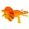 LEAN TOYS Kaelusega sisaliku kummifiguur, venitatav, realistlik, 19 cm