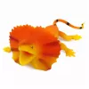 LEAN TOYS Kaelusega sisaliku kummifiguur, venitatav, realistlik, 19 cm
