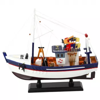 LEAN TOYS Kollektsioneeritav Dekoratiivne Kalapaadi Mudel Varustusega 37x34cm
