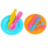 LEAN TOYS Color Clay DIY sünnipäevatort ja -maja - 24 värvi õhku kuivav modelleerimissavi komplekt tööriistade, vormide ja tarvikutega lastele alates 6. eluaastast