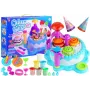 LEAN TOYS Color Clay DIY sünnipäevatort ja -maja - 24 värvi õhku kuivav modelleerimissavi komplekt tööriistade, vormide ja tarvikutega lastele alates 6. eluaastast