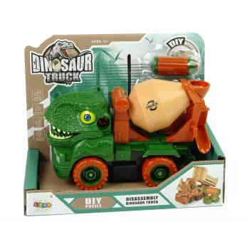 LEAN TOYS Concrete Truck Dinosaur Unwrecker Green Accessories