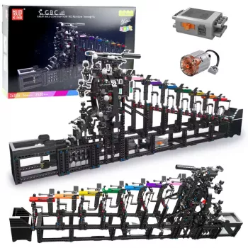 LEAN TOYS Ehitusklotsid Palliraja Elektrimootoriga 2520 tk