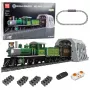 LEAN TOYS Ehitusklotsid Kaugjuhtimisega Auruvedur RC Roheline 1212 tk
